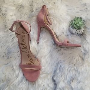 "Chic Rusty Rose Sam Edelman Ariella Ankle Strap Heels
